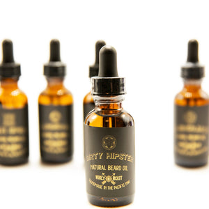 
                  
                    Load image into Gallery viewer, DIRTY HIPSTER Beard Oil | Patchouli, Leather, Woodsy Beard Oil Wooly Beast Naturals 
                  
                