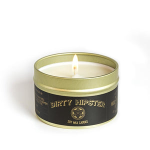 
                  
                    Load image into Gallery viewer, Soy Candle |  Patchouli, Cedarwood, Tobacco, Bergamot | Dirty Hipster
                  
                
