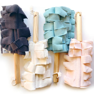 
                  
                    Load image into Gallery viewer, WASHABLE DUSTER: Organic Cotton Fleece
                  
                