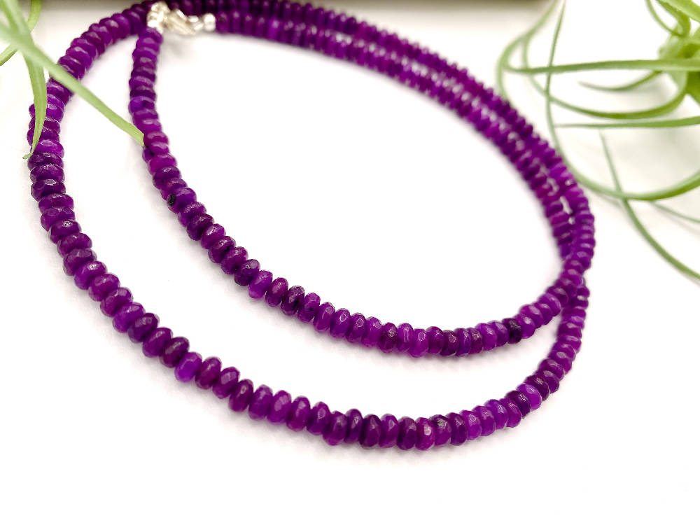 
                  
                    Load image into Gallery viewer, Purple Agate Necklace
                  
                