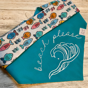 
                  
                    Load image into Gallery viewer, Beach Please | Reversible Bandana
                  
                