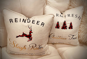 
                  
                    Load image into Gallery viewer, Organic Cotton Christmas Pillows
                  
                