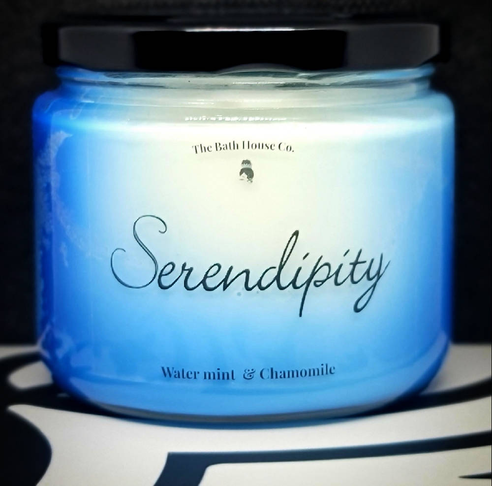 Serendipity Water Mint and Chamomile Scented Candle - 12 oz