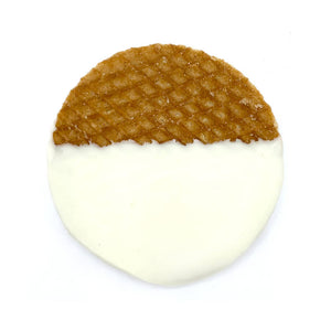 
                  
                    Load image into Gallery viewer, 12 White Chocolate Dipped Stroopwafels Cookie
                  
                