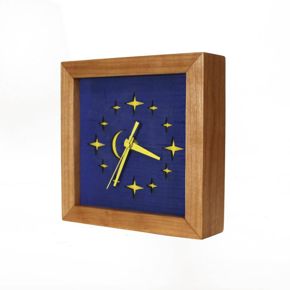 
                  
                    Load image into Gallery viewer, Starry Night Box Clock
                  
                