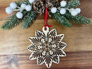 
                  
                    Load image into Gallery viewer, Wooden Snowflake
                  
                