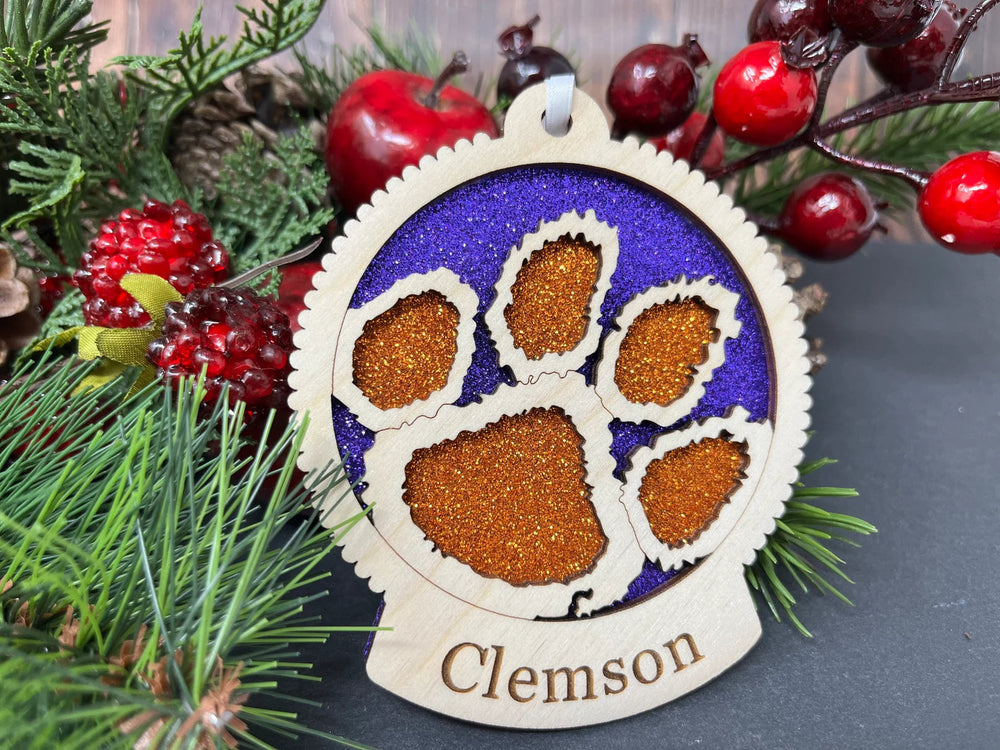
                  
                    Load image into Gallery viewer, Clemson University Ornament
                  
                