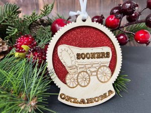 
                  
                    Load image into Gallery viewer, University of Oklahoma Sooners Ornament
                  
                