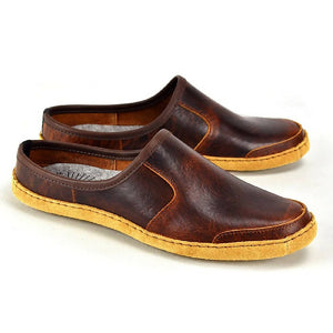 
                  
                    Load image into Gallery viewer, Vermont House Shoes: Mule - Tobacco
                  
                