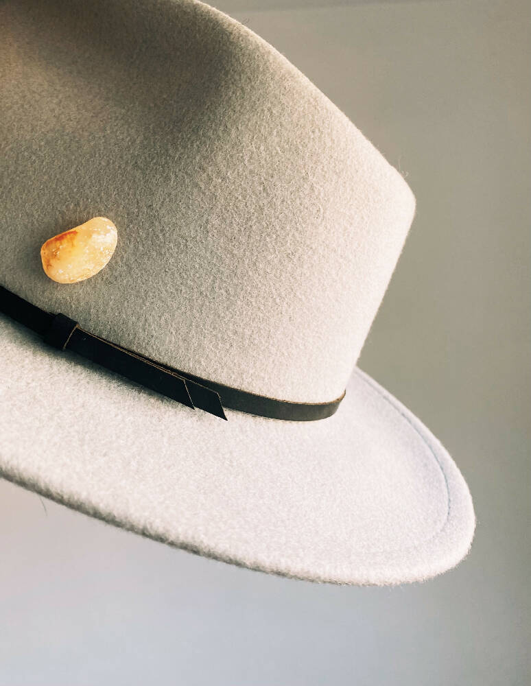 
                  
                    Load image into Gallery viewer, One Of A Kind Sea Stone Hat and Tie Pin
                  
                