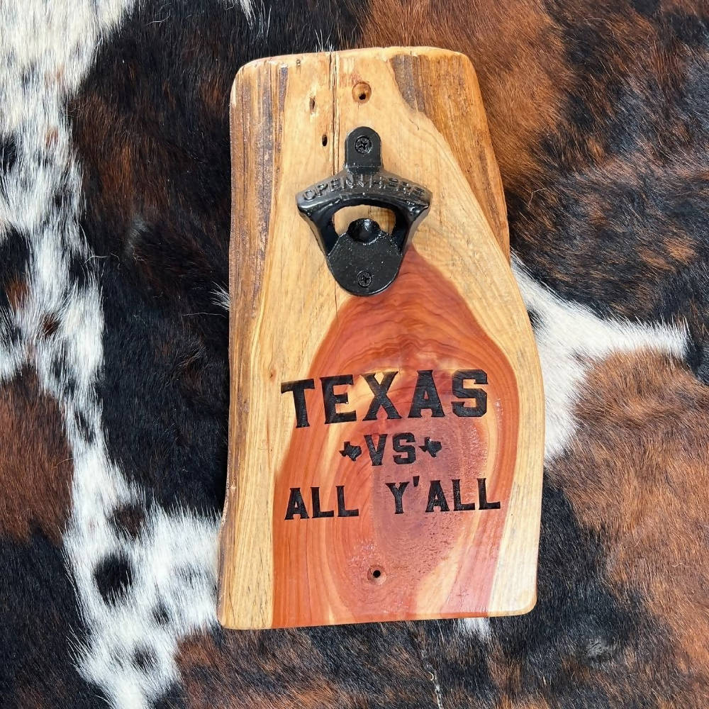 
                  
                    Load image into Gallery viewer, Texas Red Cedar Live Edge Bottle Opener
                  
                
