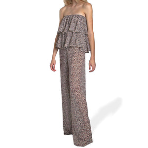 
                  
                    Load image into Gallery viewer, Stella Off the Shoulder Jumpsuit - Geometric Print
                  
                