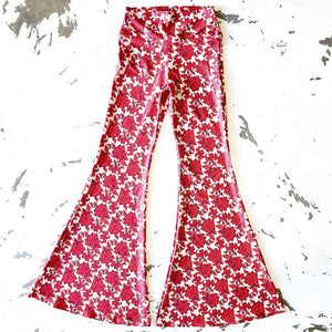 
                  
                    Load image into Gallery viewer, Rose Bohemian Bell Bottom Pants Free Ship
                  
                