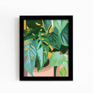 
                  
                    Load image into Gallery viewer, Monstera Adansionii Plant Print
                  
                