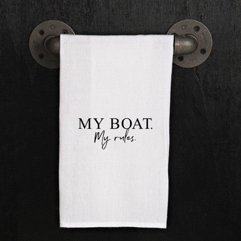 My boat. My rules