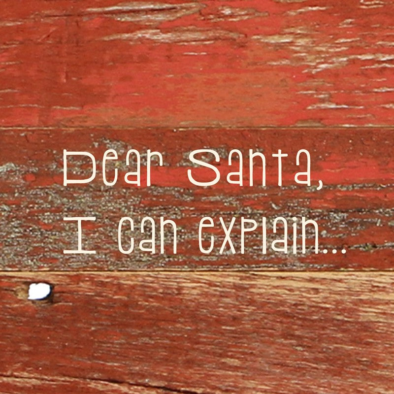 Dear Santa, I can explain. / 6
