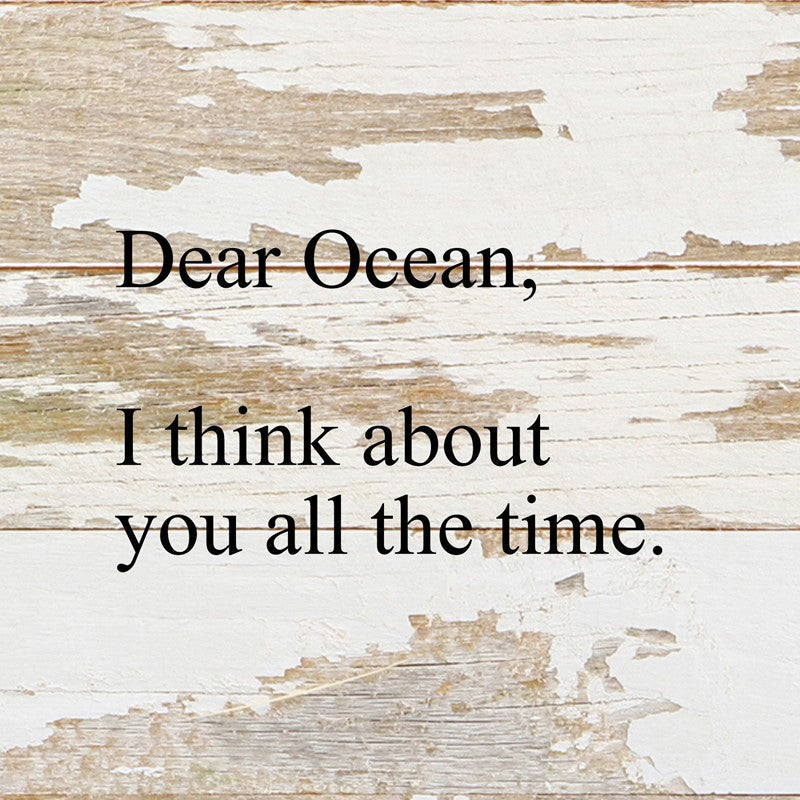 Dear Ocean, I think about you all the time. / 6
