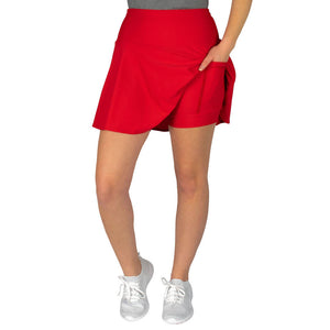 
                  
                    Load image into Gallery viewer, Shocking Red Golf and Tennis Skort - SwingStyle®
                  
                