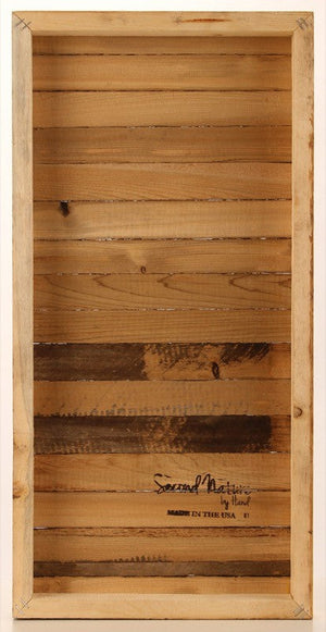 
                  
                    Load image into Gallery viewer, Your crazy is showing. You might want to tuck that back in. / 12&amp;quot;x24&amp;quot; Reclaimed Wood Sign
                  
                