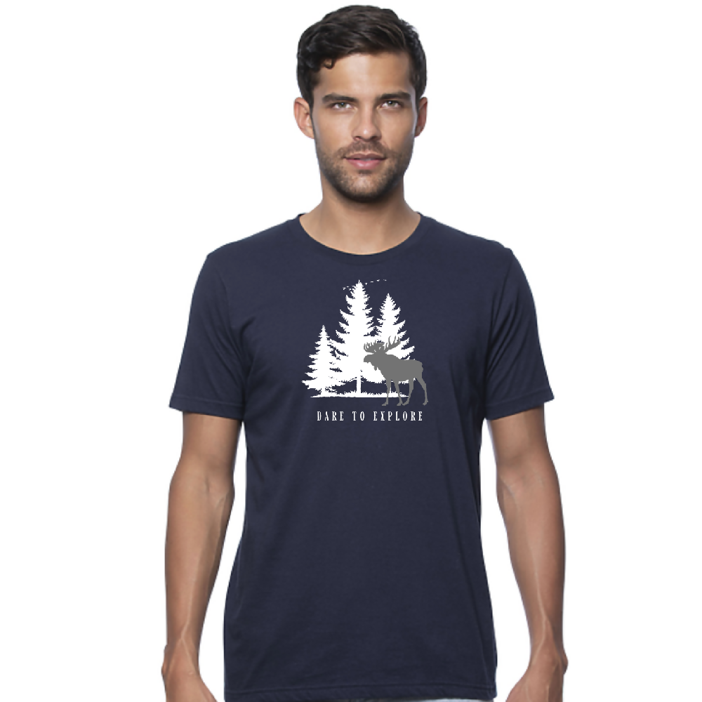 
                  
                    Load image into Gallery viewer, Dare to Explore Men&amp;#39;s Tee NAVY
                  
                
