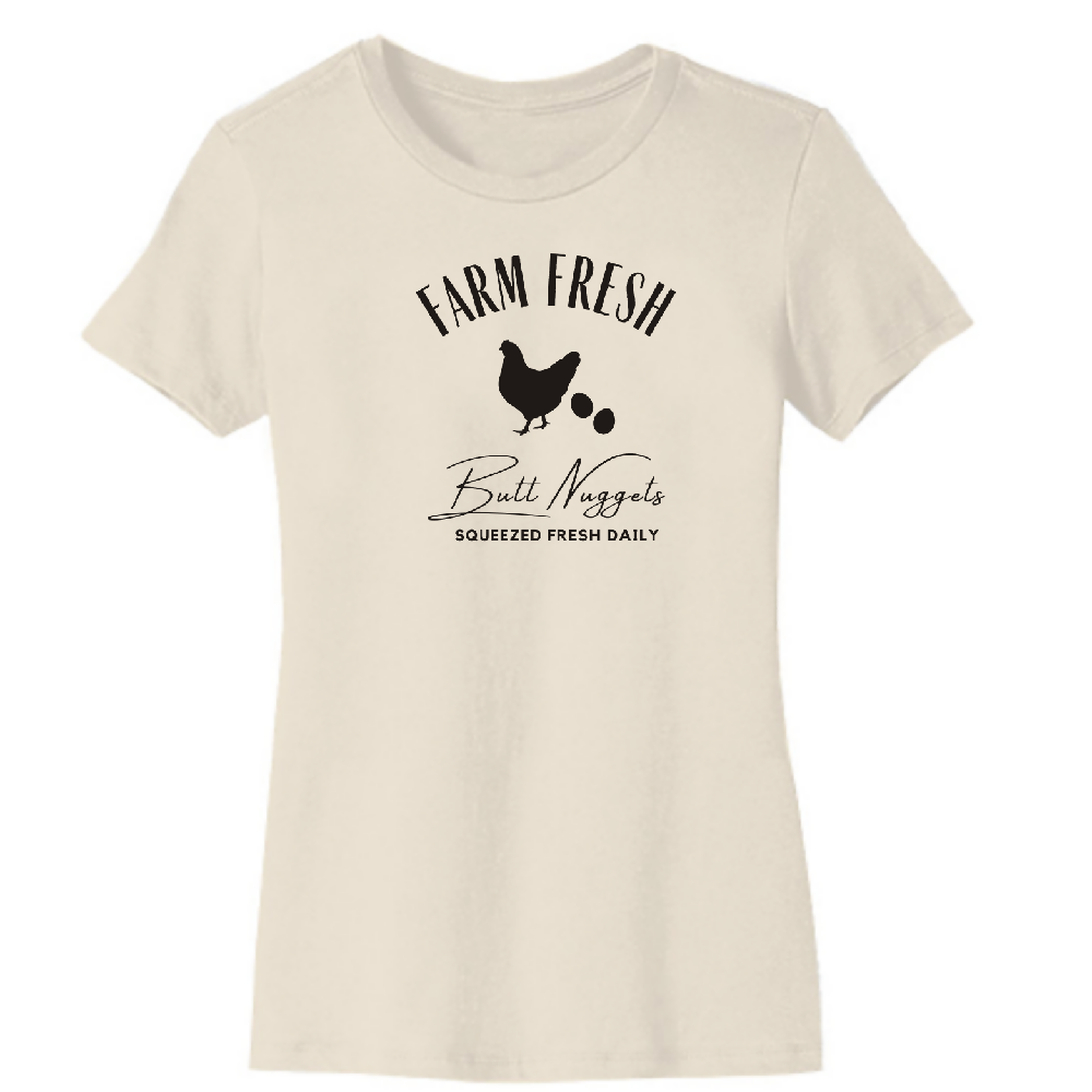Butt Nuggets womens Tee IVORY