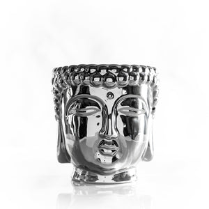
                  
                    Load image into Gallery viewer, Silver Buddha Candle
                  
                