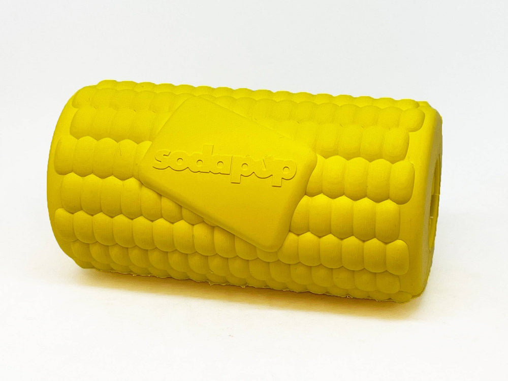 
                  
                    Load image into Gallery viewer, Corn on the Cob Durable Rubber Treat Dispenser
                  
                