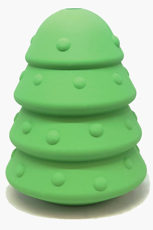 
                  
                    Load image into Gallery viewer, Christmas Tree Durable Rubber Chew Toy &amp;amp; Treat Dispenser
                  
                