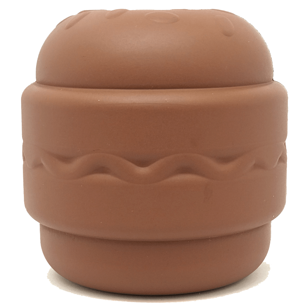 
                  
                    Load image into Gallery viewer, Hamburger Durable Rubber Chew Toy &amp;amp; Treat Dispenser  - Large
                  
                