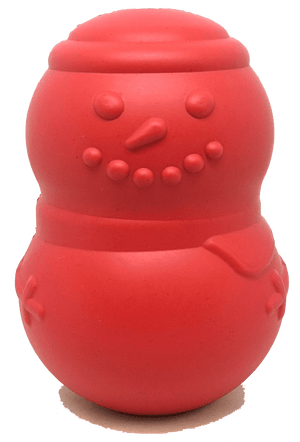 
                  
                    Load image into Gallery viewer, Snowman Durable Rubber Chew Toy &amp;amp; Treat Dispenser
                  
                
