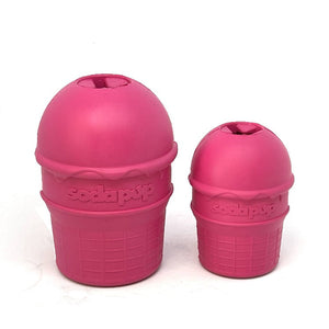 
                  
                    Load image into Gallery viewer, Ice Cream Cone Durable Rubber Chew Toy and Treat Dispenser
                  
                