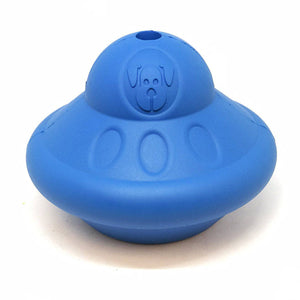 
                  
                    Load image into Gallery viewer, Flying Saucer Durable Rubber Chew Toy &amp;amp; Treat Dispenser
                  
                