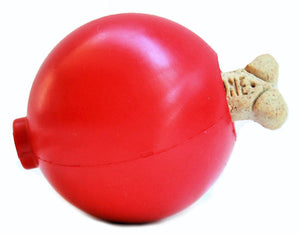 
                  
                    Load image into Gallery viewer, Christmas Ornament Durable Rubber Chew Toy &amp;amp; Treat Dispenser
                  
                