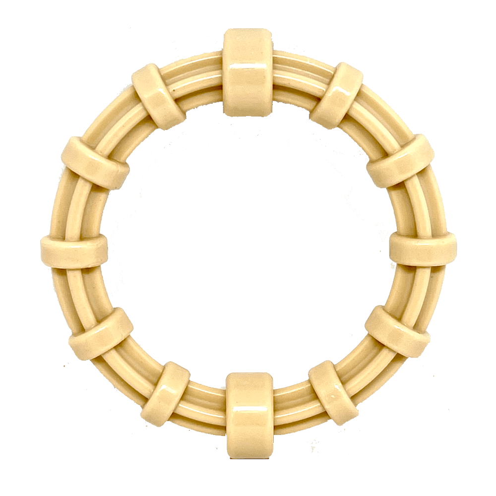 
                  
                    Load image into Gallery viewer, Honey Bone Chicken Flavored Teething Ring
                  
                