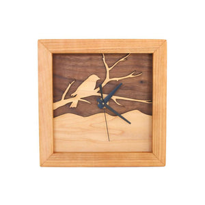 
                  
                    Load image into Gallery viewer, Box Clock - Bird on a Branch
                  
                
