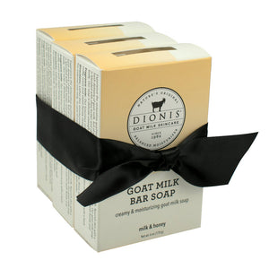
                  
                    Load image into Gallery viewer, Dionis Milk &amp;amp; Honey Goat Milk Bar Soap Bundle
                  
                