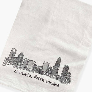 
                  
                    Load image into Gallery viewer, Charlotte Skyline Tea Towel
                  
                