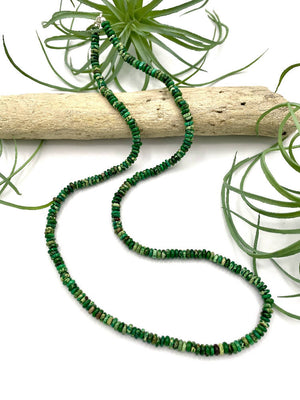 
                  
                    Load image into Gallery viewer, Green Impression Jasper Necklace
                  
                