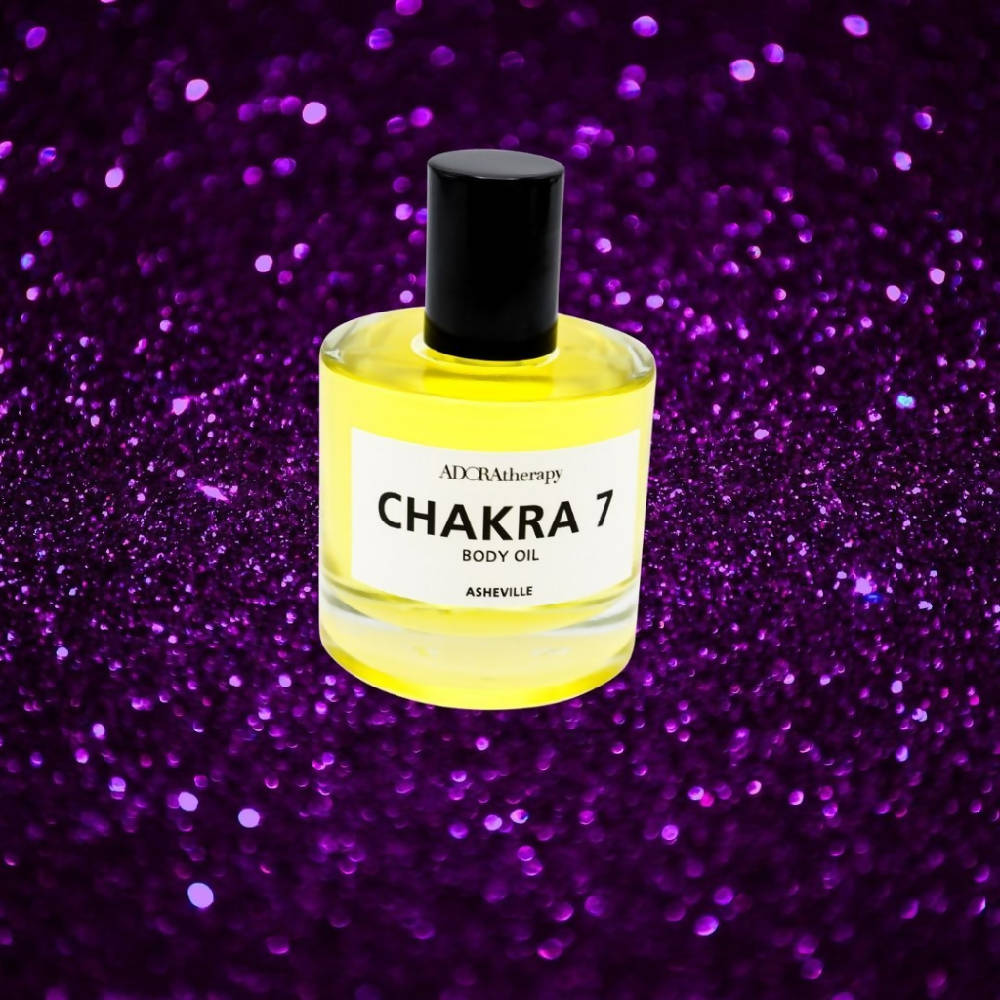 
                  
                    Load image into Gallery viewer, CHAKRA DRY TOUCH HEALING BODY OIL NUMBER 7
                  
                