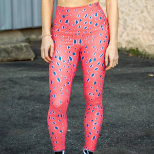 
                  
                    Load image into Gallery viewer, Coral Jaguar ABL Ultra High Rise Leggings - FINAL SALE
                  
                