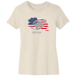 
                  
                    Load image into Gallery viewer, flag football womens tee IVORY
                  
                