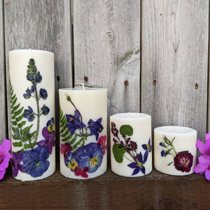 
                  
                    Load image into Gallery viewer, GUINEVERE&amp;#39;S PILLAR FLOWER CANDLE FAMILY
                  
                