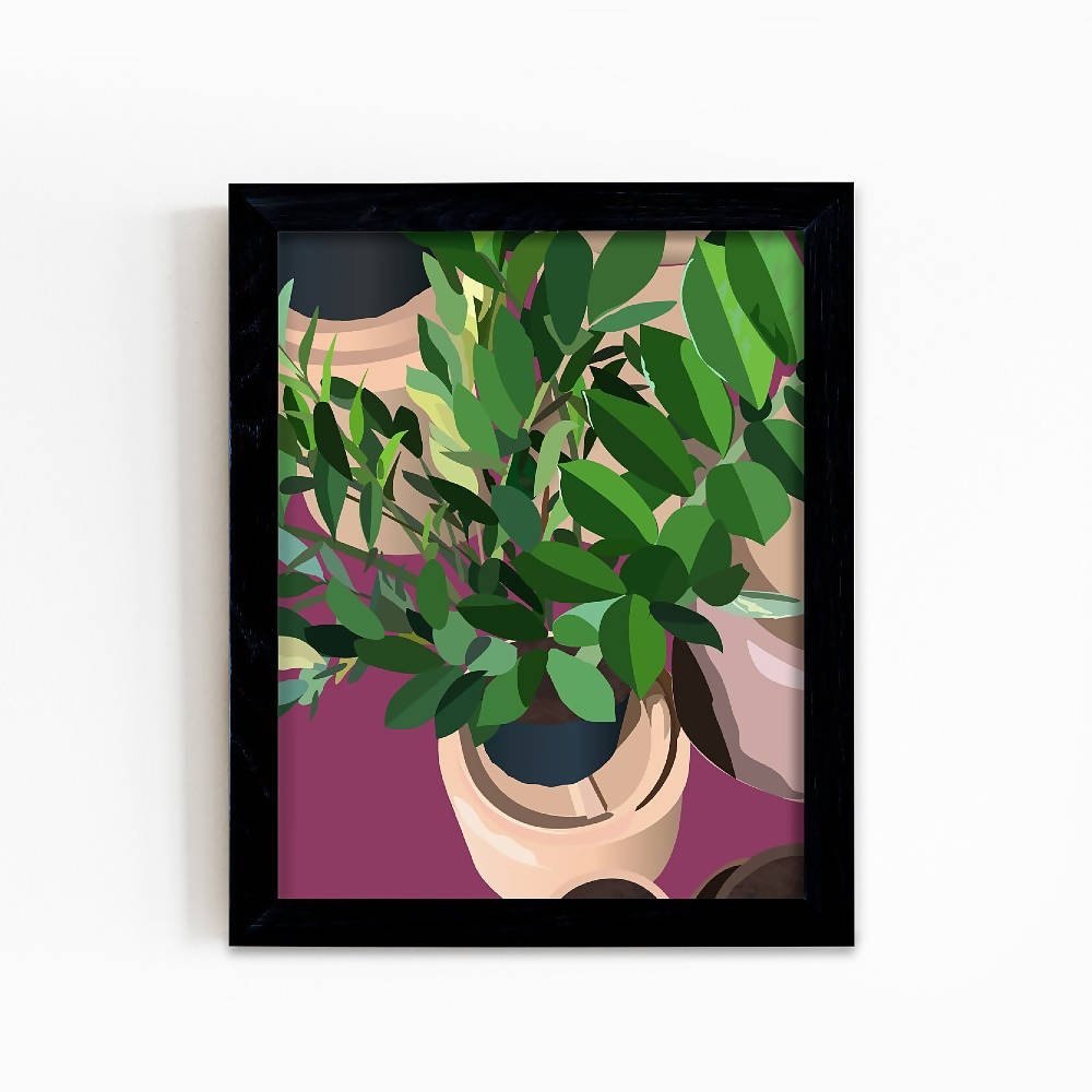 ZZ Plant Print