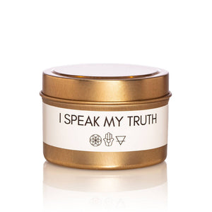 
                  
                    Load image into Gallery viewer, Adoratherapy I Speak My Truth Soy Affirmation Candle
                  
                