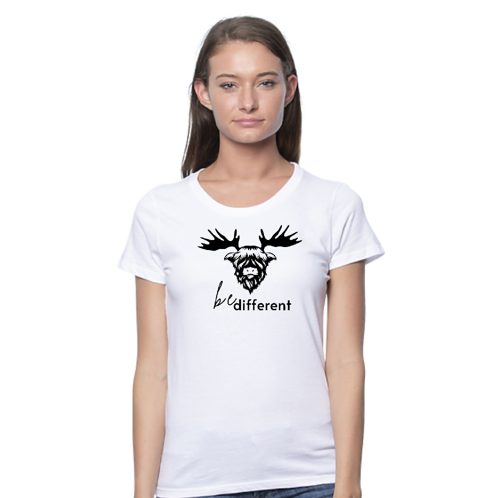 Be Different womens tee WHITE