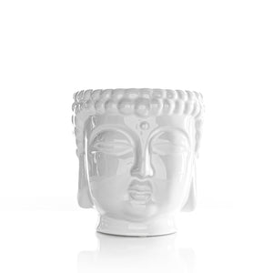 
                  
                    Load image into Gallery viewer, White Buddha Candle
                  
                