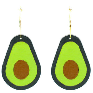 
                  
                    Load image into Gallery viewer, Avocado Hoops Earrings
                  
                