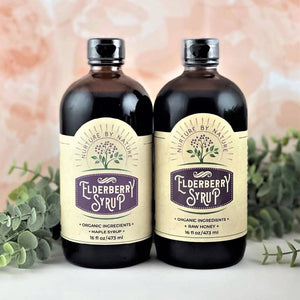
                  
                    Load image into Gallery viewer, Elderberry Syrup 16oz (Honey)
                  
                