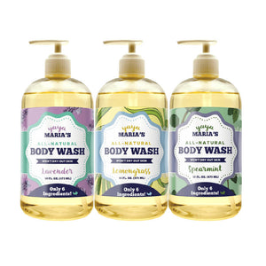 
                  
                    Load image into Gallery viewer, Natural Body Wash (3-Pack) 16 fl oz.
                  
                