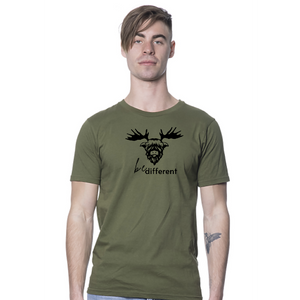 
                  
                    Load image into Gallery viewer, Be Different mens tee MOSS
                  
                